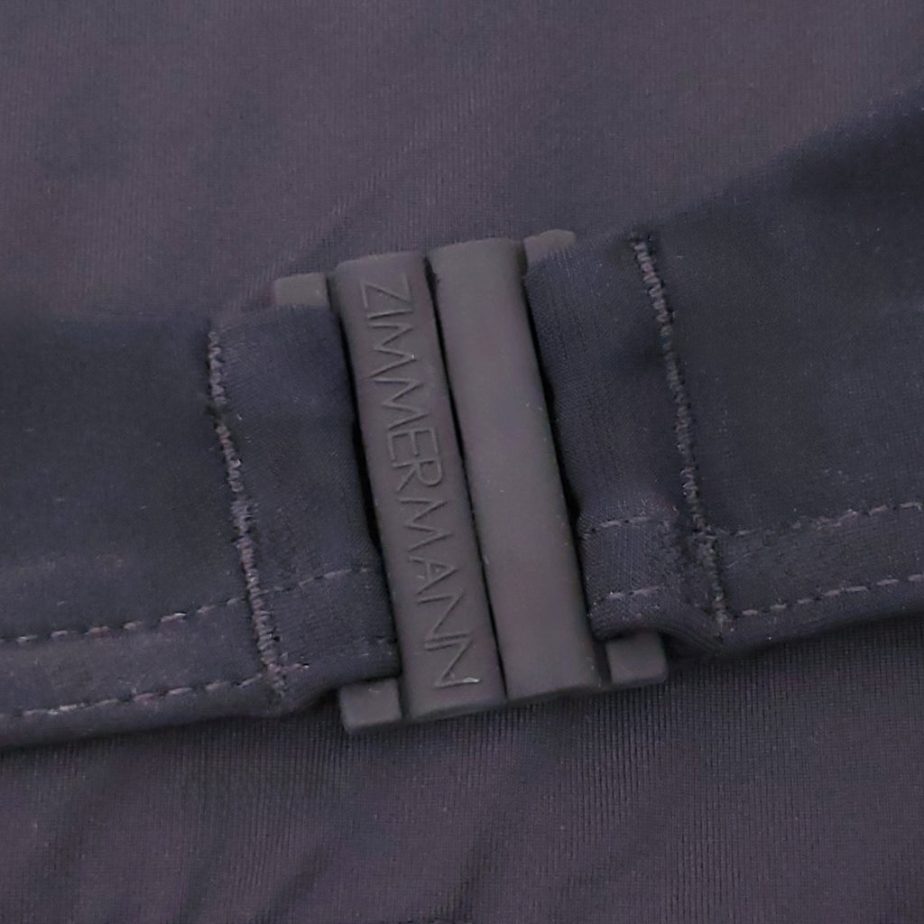 ZIMMERMANN BLACK TEDDY BUCKLE BIKINI - SIZE 3/L