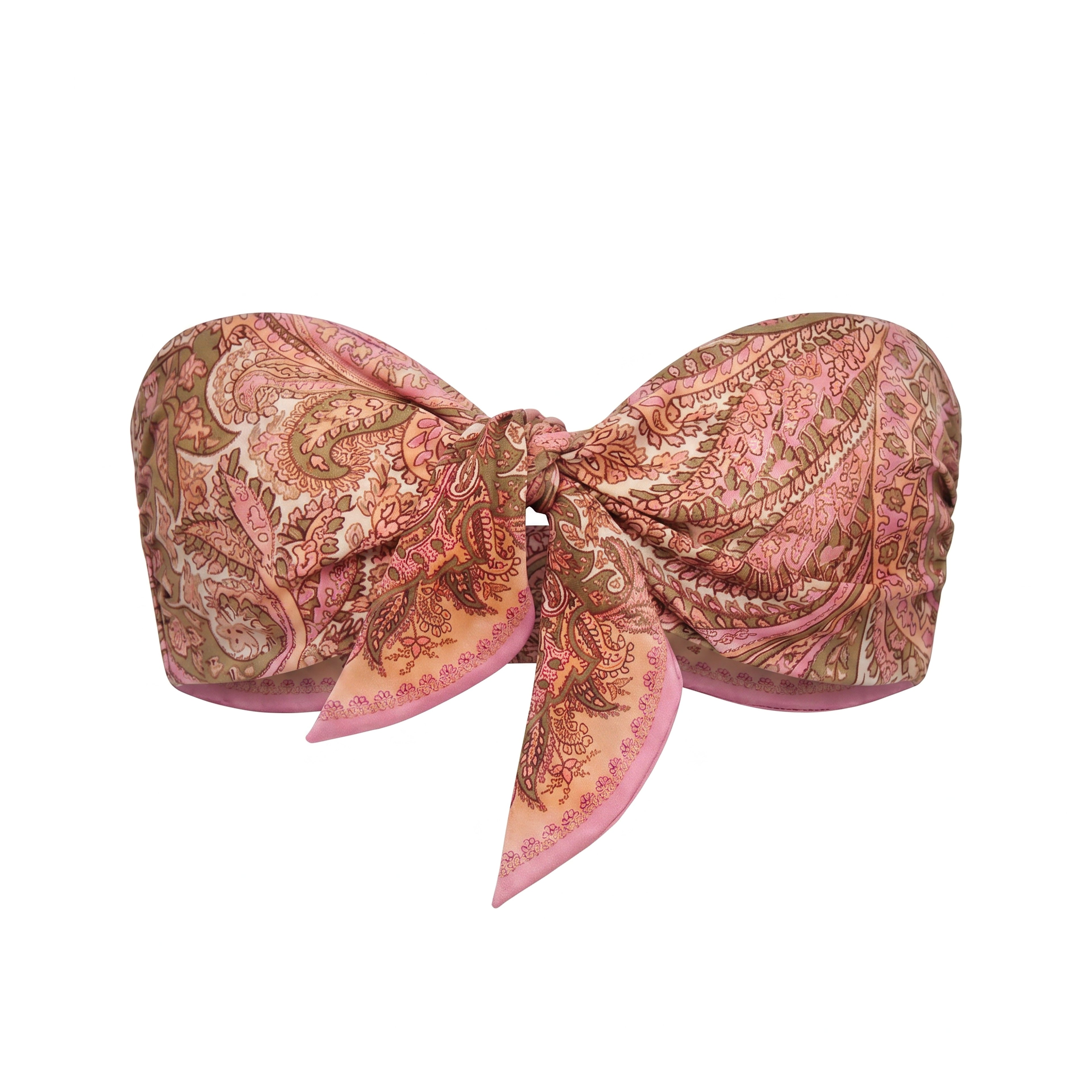 ZIMMERMANN BRIGHTON SCARF TIE BIKINI TOP - SIZE 2 (US 8)