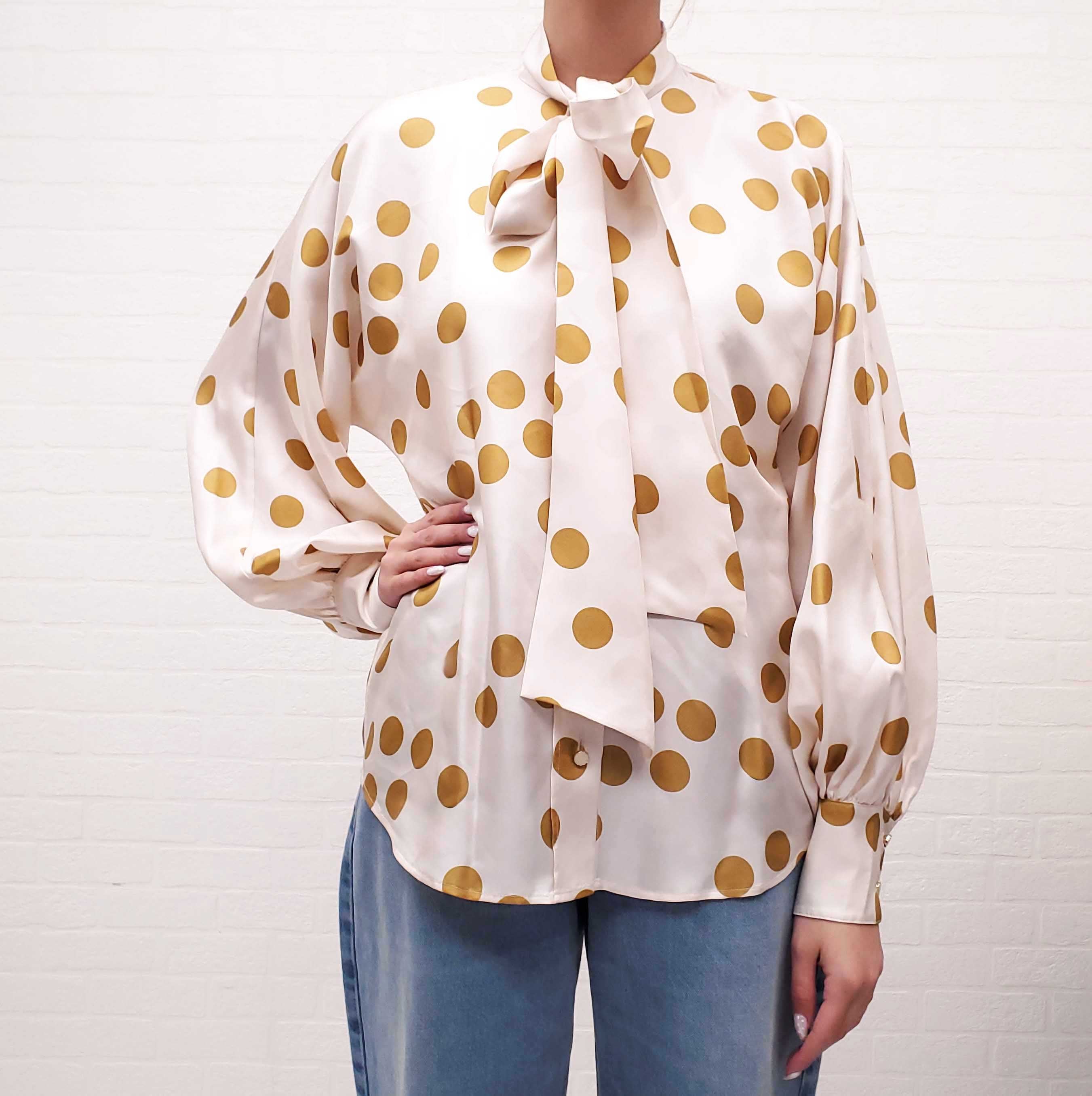 ZIMMERMANN CONFETTI BLOUSE - SIZE 1 (SIZE US 6) (OVERSIZED)
