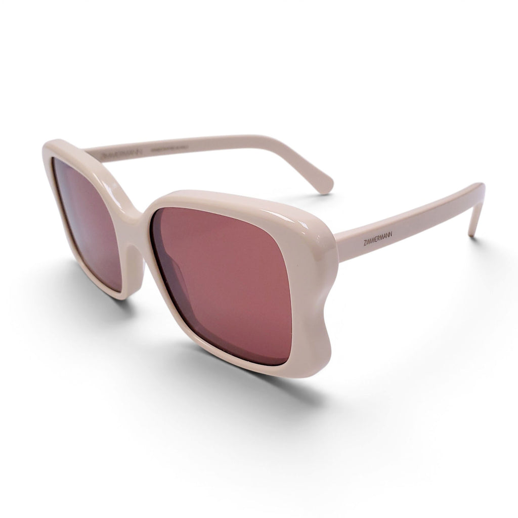 ZIMMERMANN CREAM SUNGLASSES