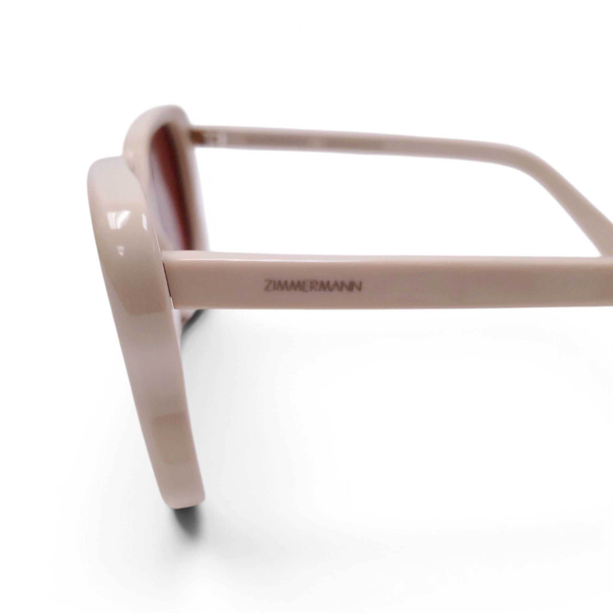ZIMMERMANN CREAM SUNGLASSES
