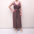 ZIMMERMANN CURACAO PURPLE POLKA DOT JUMPSUIT - SIZE 1
