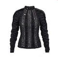 ZIMMERMANN ESPIONAGE LACE UP BODICE TOP - SIZE 0P (US 0)