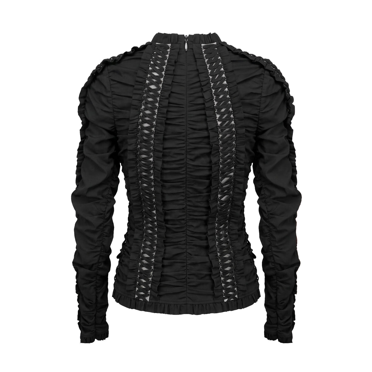 ZIMMERMANN ESPIONAGE LACE UP BODICE TOP - SIZE 0P (US 0)