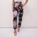 ZIMMERMANN FLORAL TAPERED TROUSERS - SIZE 0/XS