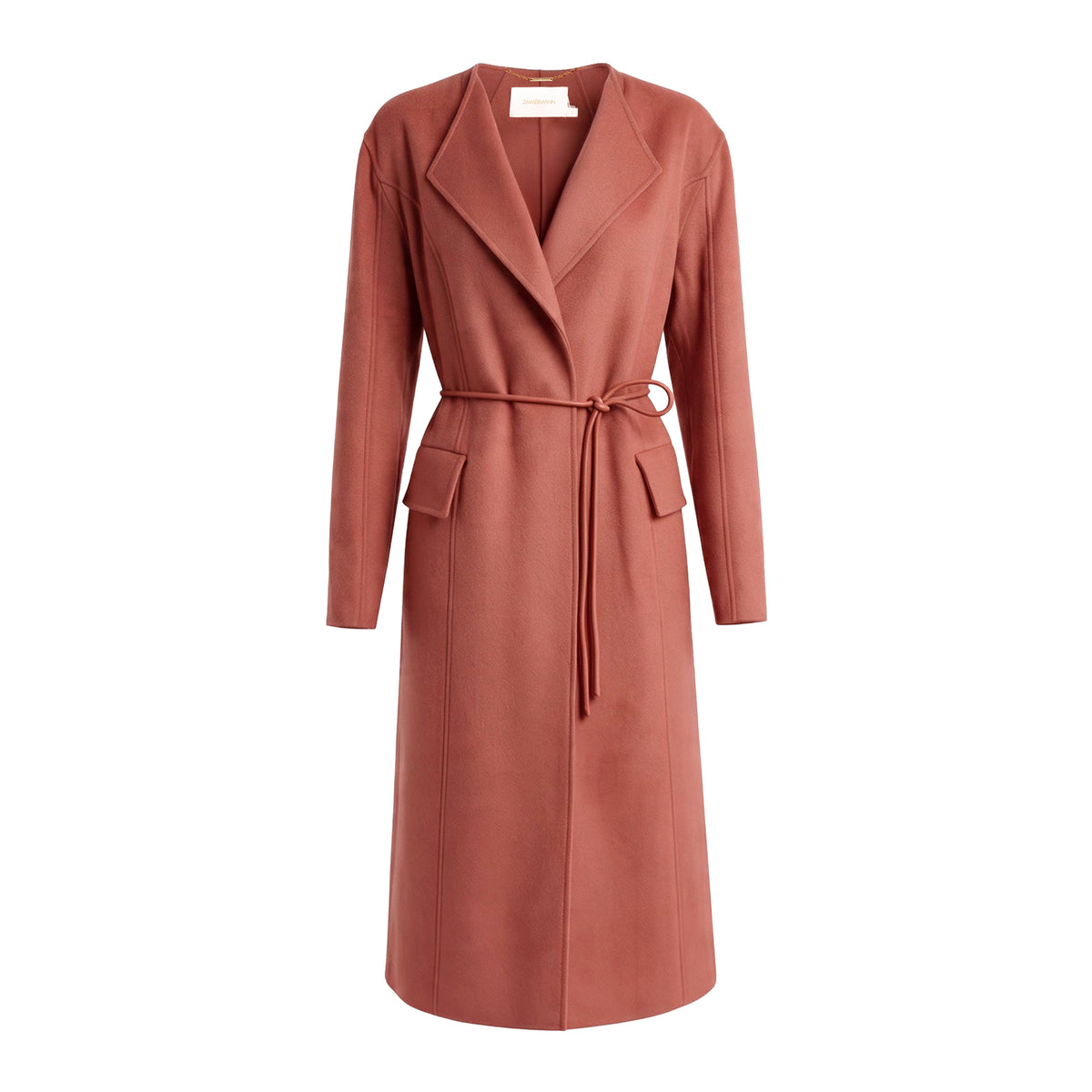ZIMMERMANN KALEIDOSCOPE WOOL WRAP COAT - SIZE 1 (US 6)