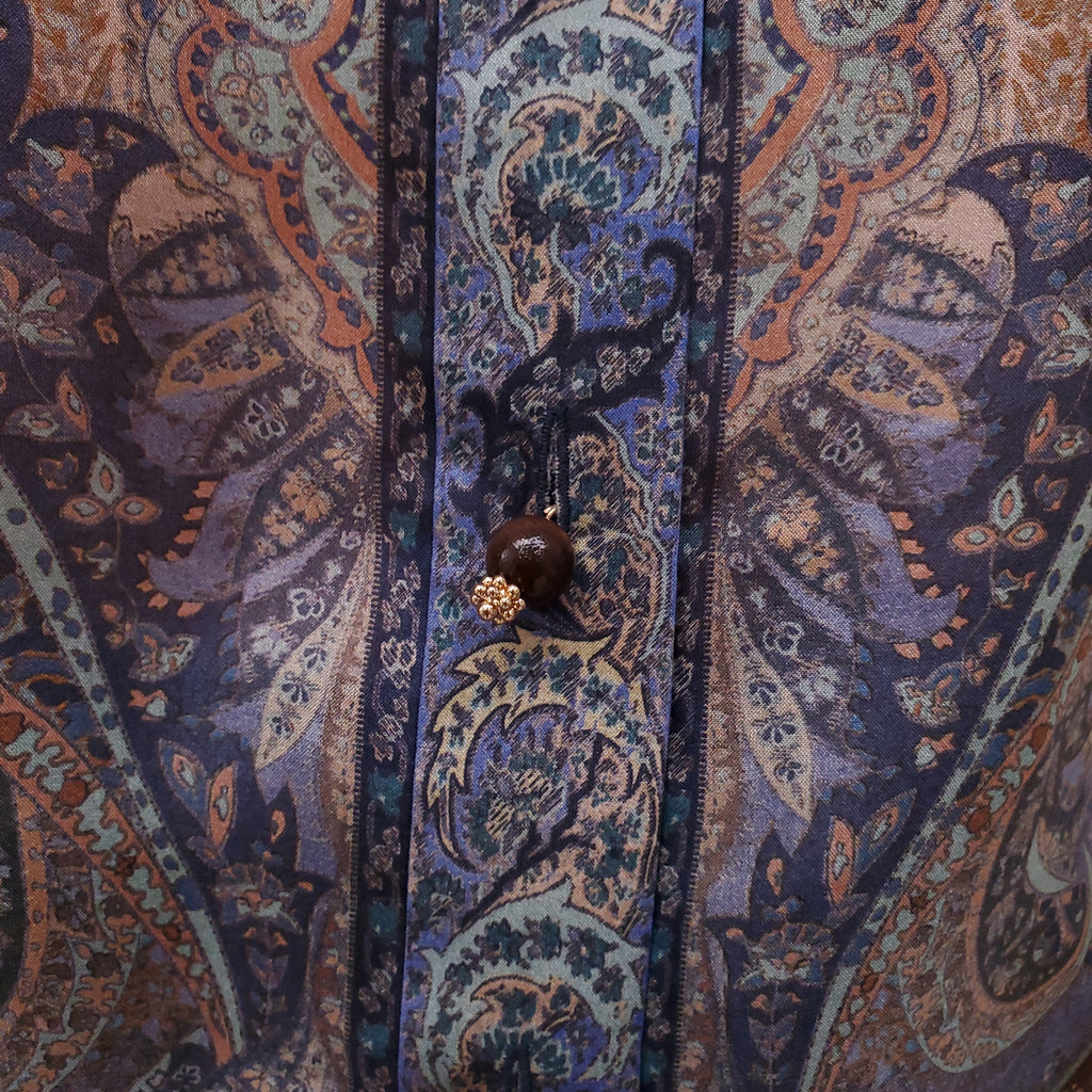 ZIMMERMANN PAISLEY PATTERNED SILK 2-PIECE SET - SIZE 0/1 (US 4/6)