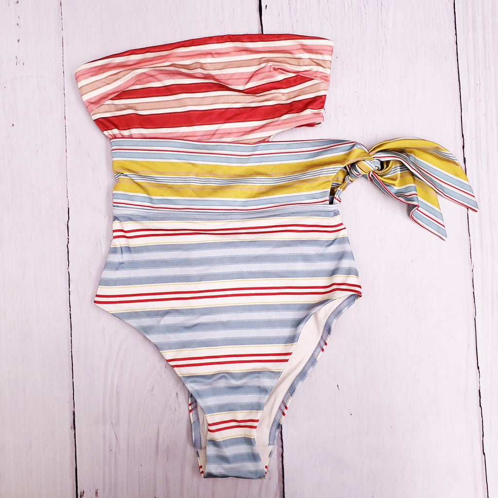 ZIMMERMANN PATTIE SCARF TIE BATHING SUIT - SIZE 0