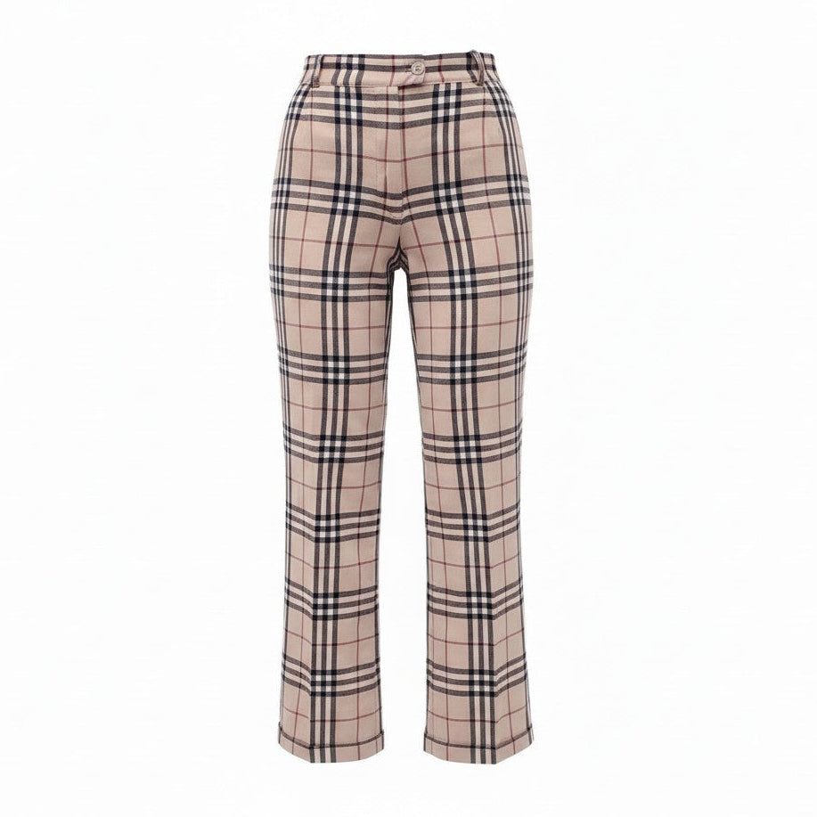 BURBERRY VINTAGE TROUSERS - SIZE XS