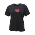 GIVENCHY BLACK AND RED LOGO T-SHIRT - SIZE XL