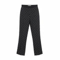 ALEXANDER WANG CRYSTAL LOGO TROUSERS - SIZE 6
