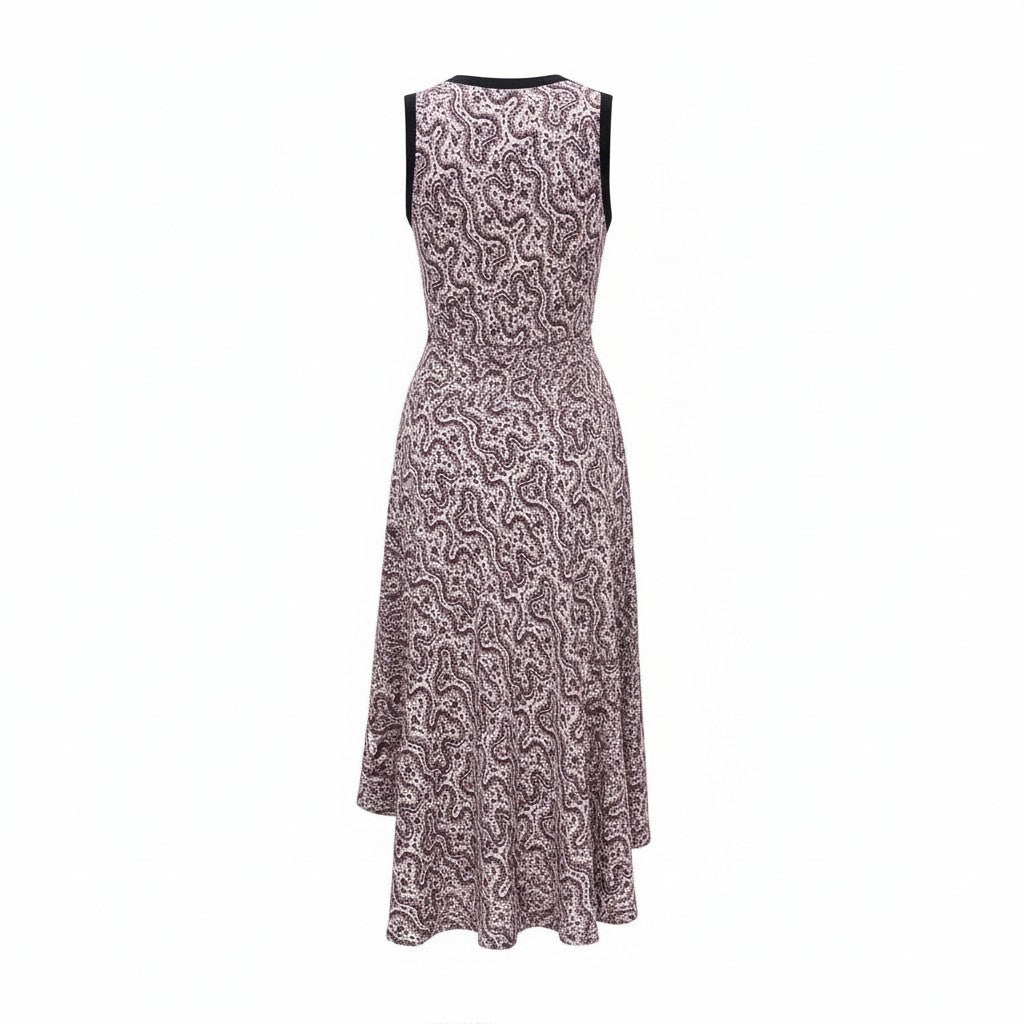 A.L.C. PAISLEY PATTERNED DRESS WITH CUTOUT DETAIL - SIZE 8