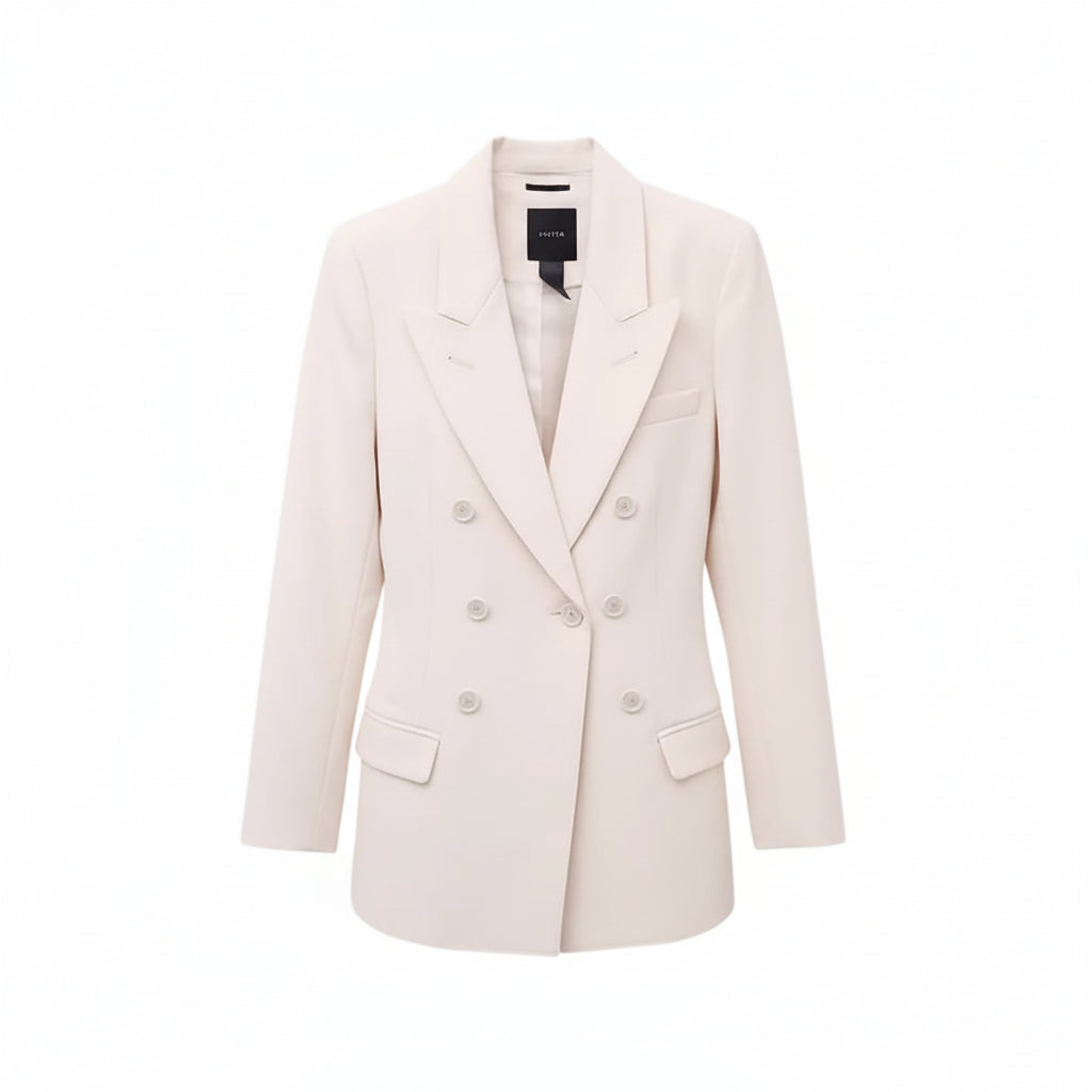 SMYTHE CREAM SUIT SET (BLAZER & VEST) - SIZE 8