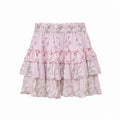 LOVESHACKFANCY 'CORBETT SKIRT' IN 'PASTEL CLOUDS' - SIZE P (XS)