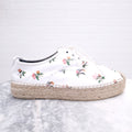 SAINT LAURENT FLORAL ESPADRILLE SNEAKERS - SIZE 37.5