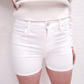 J BRAND HIGH RISE SKINNY SHORT - SIZE 23