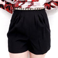 ALEXANDER WANG STUDDED SHORTS - SIZE 0