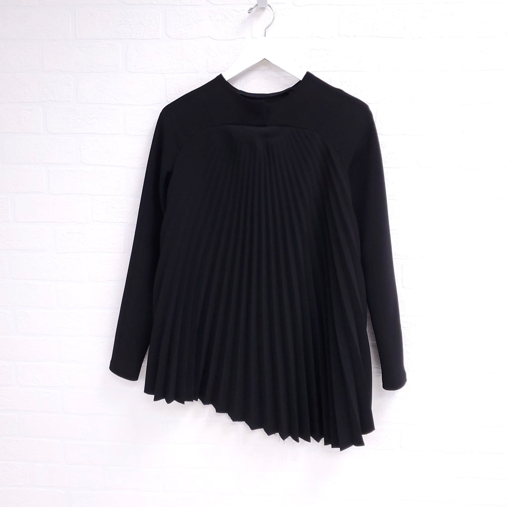 A.W.A.K.E. MODE PLEAT INSERT TOP - SIZE 36