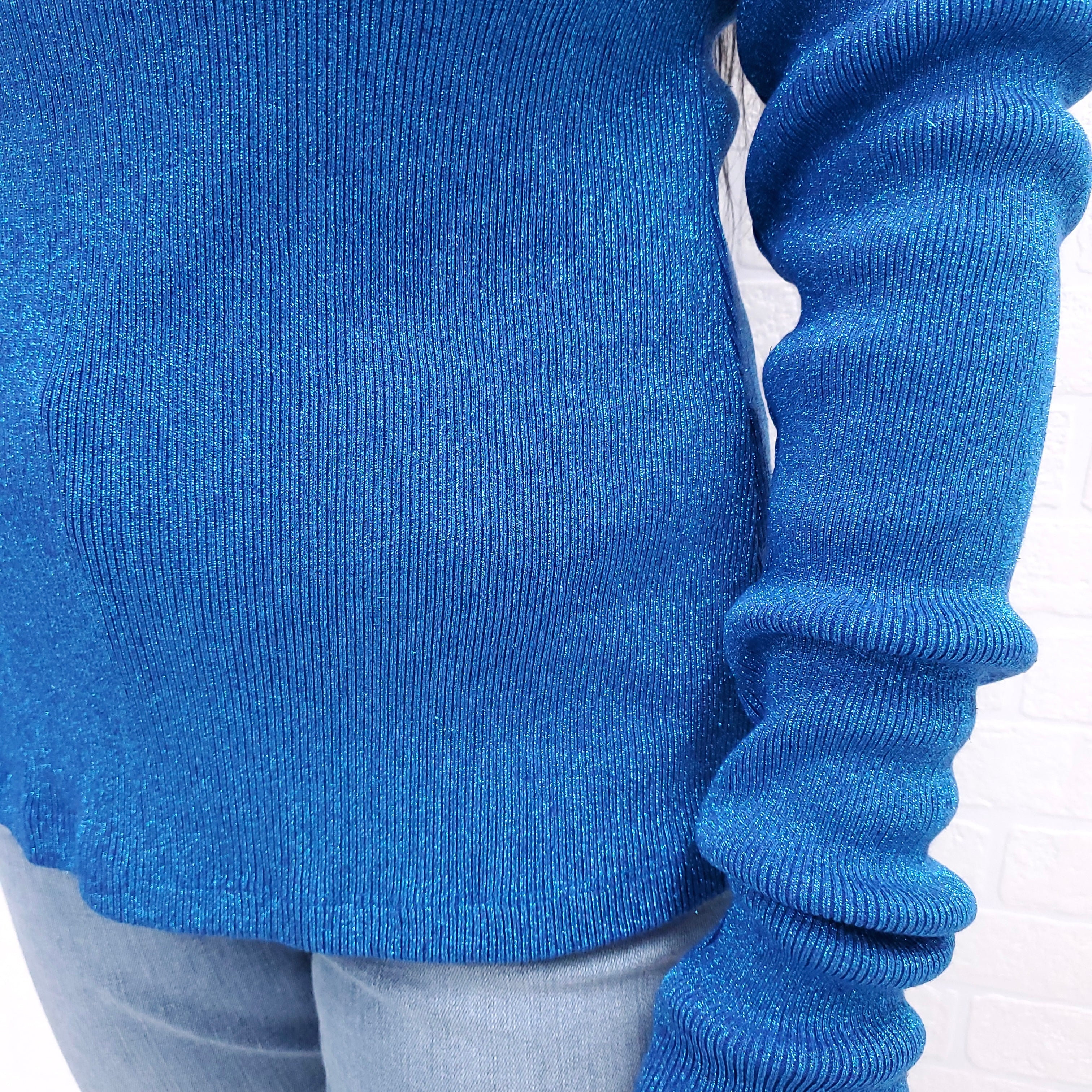 MM6 MAISON MARGIELA LUREX RIB TURTLENECK - SIZE M