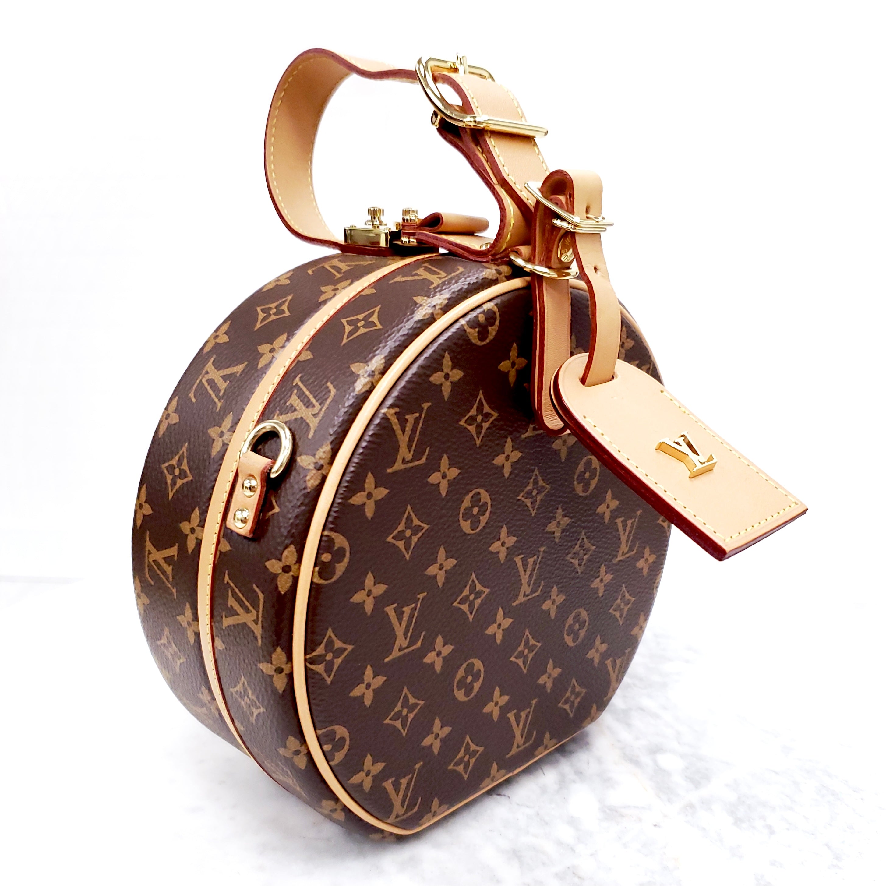 Freebies & Deals - AUTH NEW Louis Vuitton PETITE BOITE CHAPEAU Hat Box bag,  W/LV GIFT BOX, DUSTBAG!  #100authentic  #louisvuitton