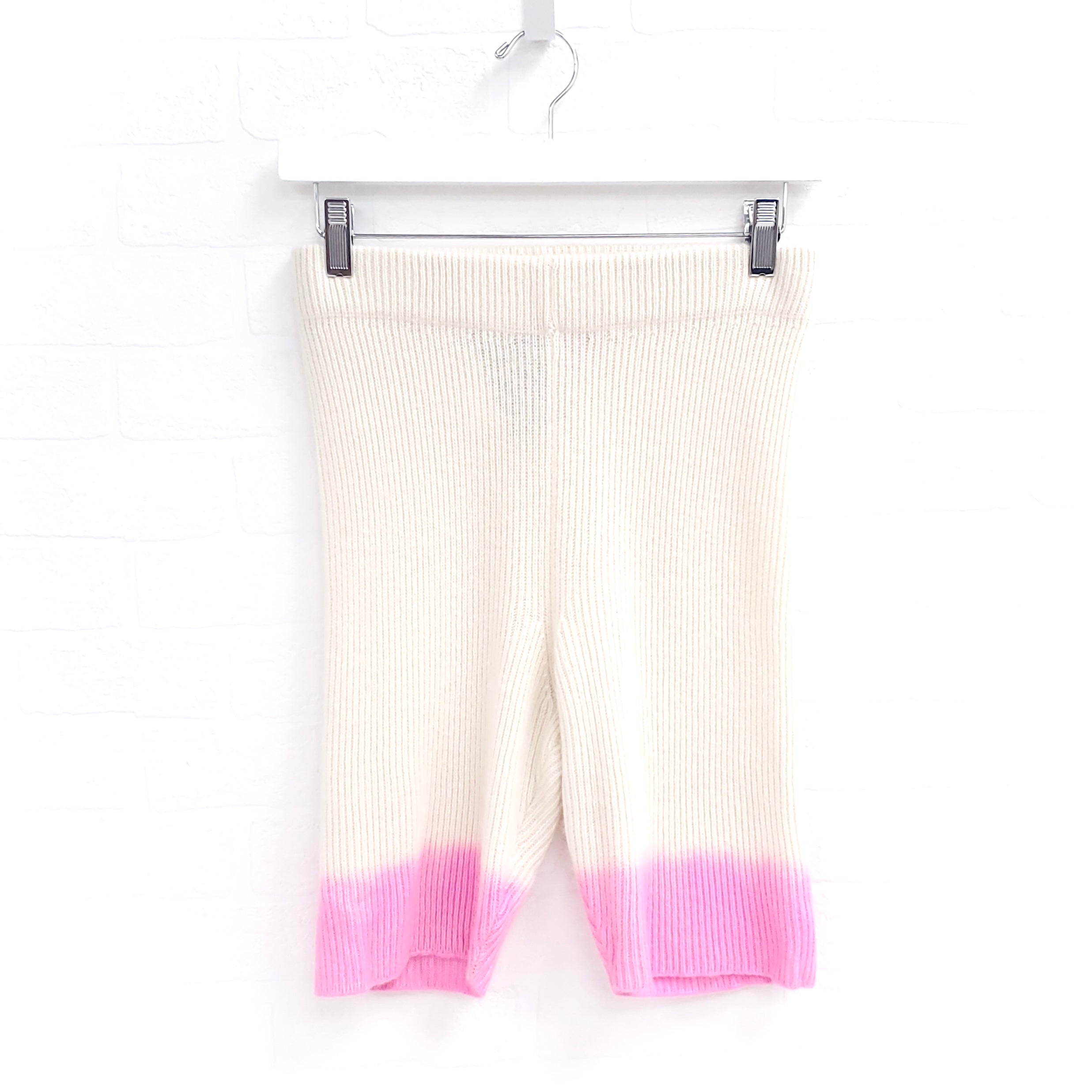 THE ELDER STATESMAN CASHMERE TIE DYE SHORTS - SIZE L