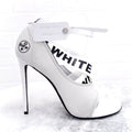OFF-WHITE COLLECTIBLE LOGO HEELS - SIZE 41
