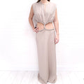CHRISTOPHER ESBER DRESS SEQUIN CHAIN LINK ($3600) - SIZE 8