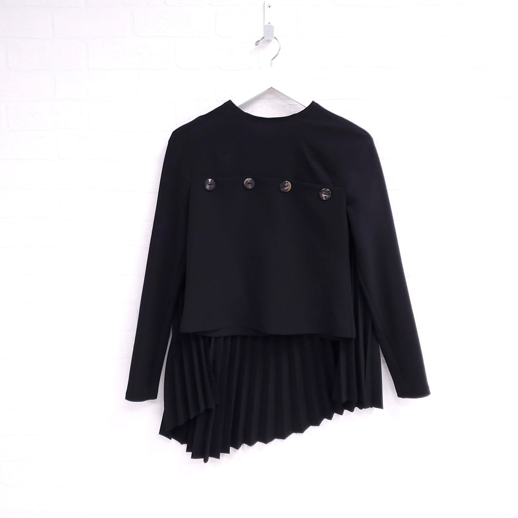 A.W.A.K.E. MODE PLEAT INSERT TOP - SIZE 36