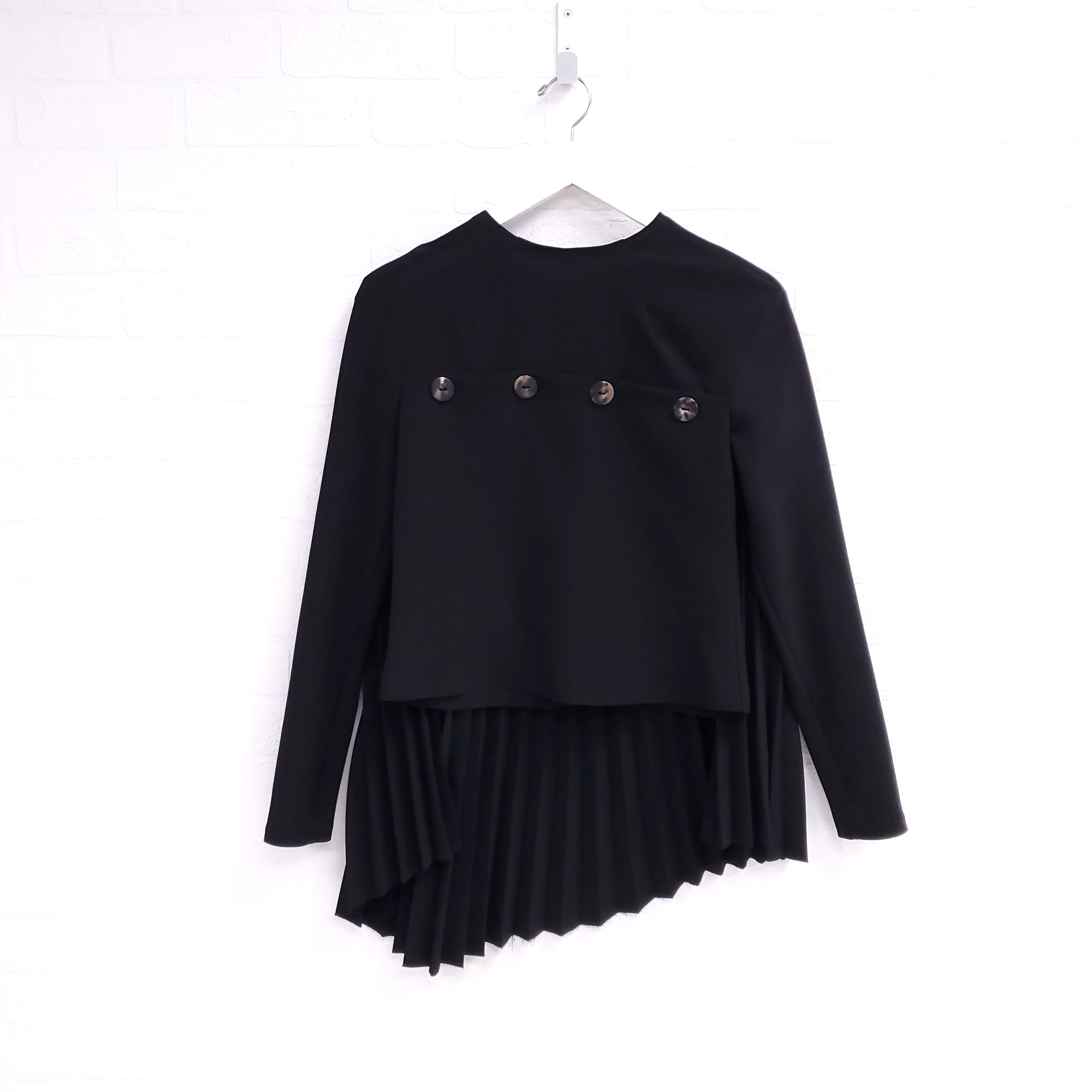 A.W.A.K.E. MODE PLEAT INSERT TOP - SIZE 36
