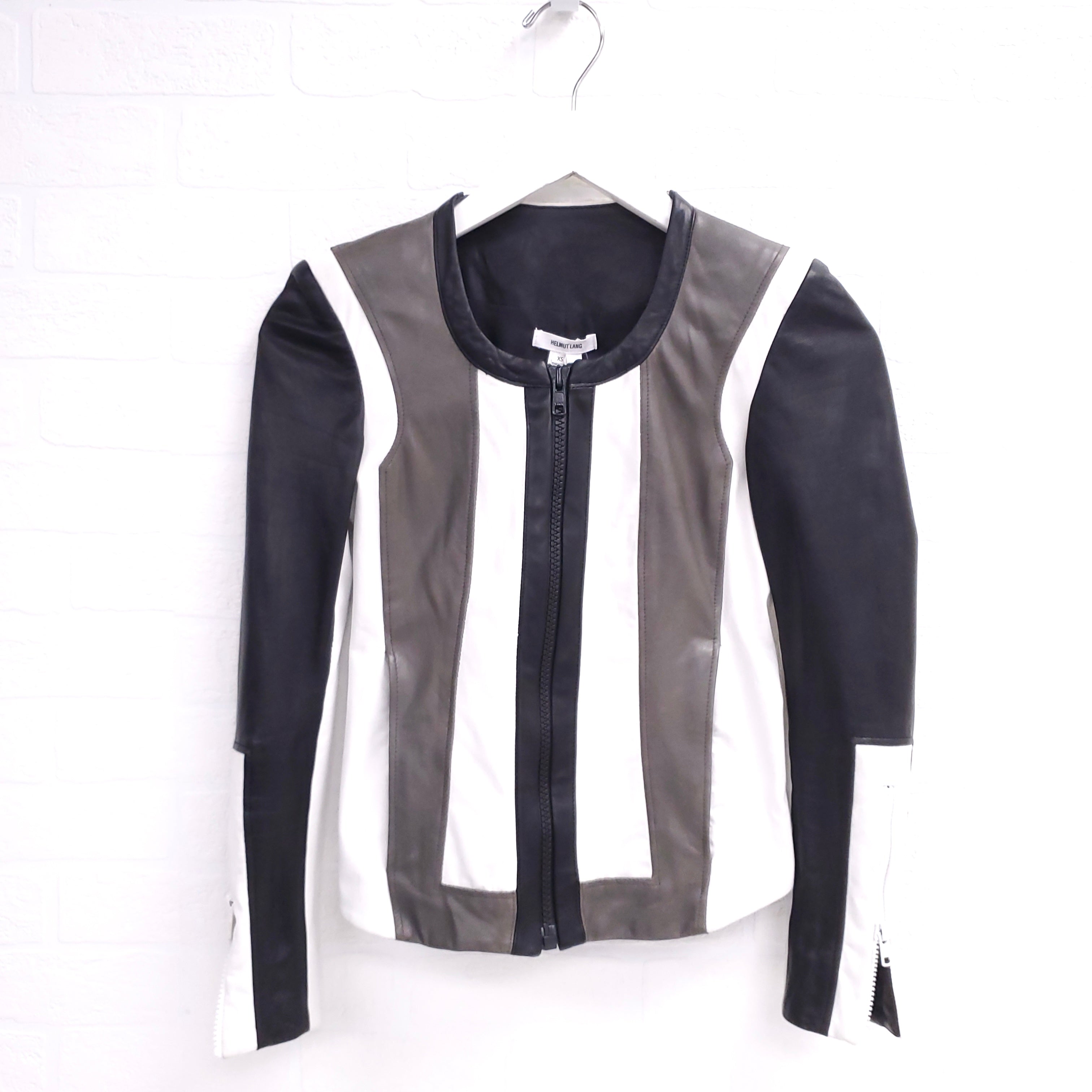 HELMUT LANG LEATHER JACKET SIZE XS Rewind Couture