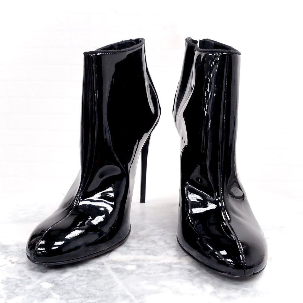 HAIDER ACKERMANN PATENT BOOTIE ($1195) - SIZE 40